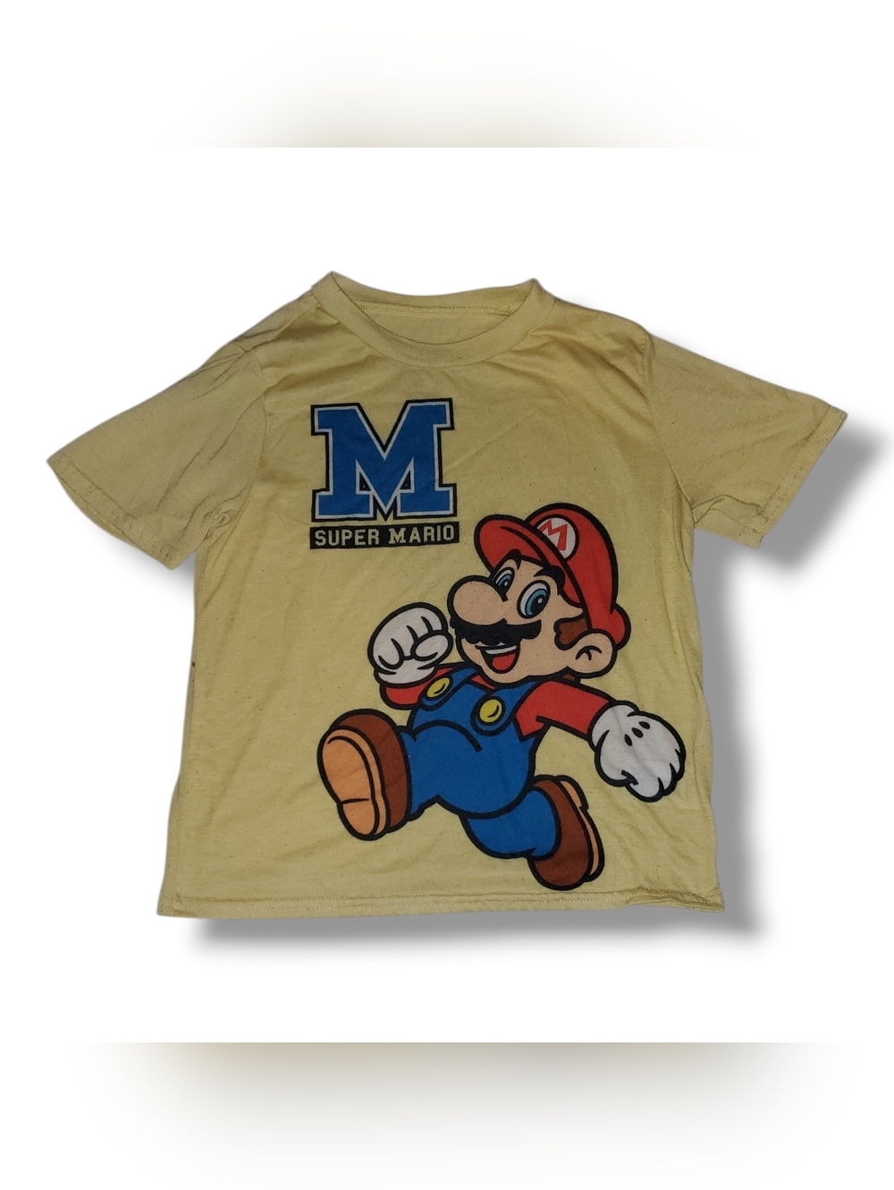 Nintendo Yellow Graphic Tee for Kids - Mario Print